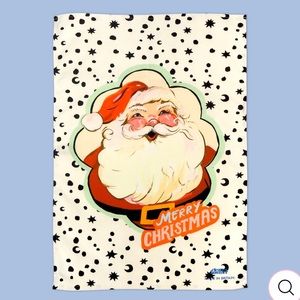 Eleanor Bowmer Dalmatian Santa Tea Towel